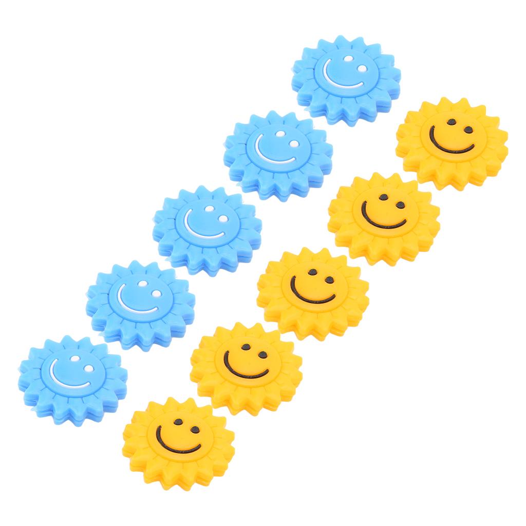 10Pcs Silicone Tennis Racket Vibration Dampeners Sunflower Tennis Racket Shock Absorber