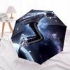 1pc Space Dancer Michael Jackson Automatic Folding Umbrella, Portable Collapsible Design, Casual Outdoor Accessory L1202021