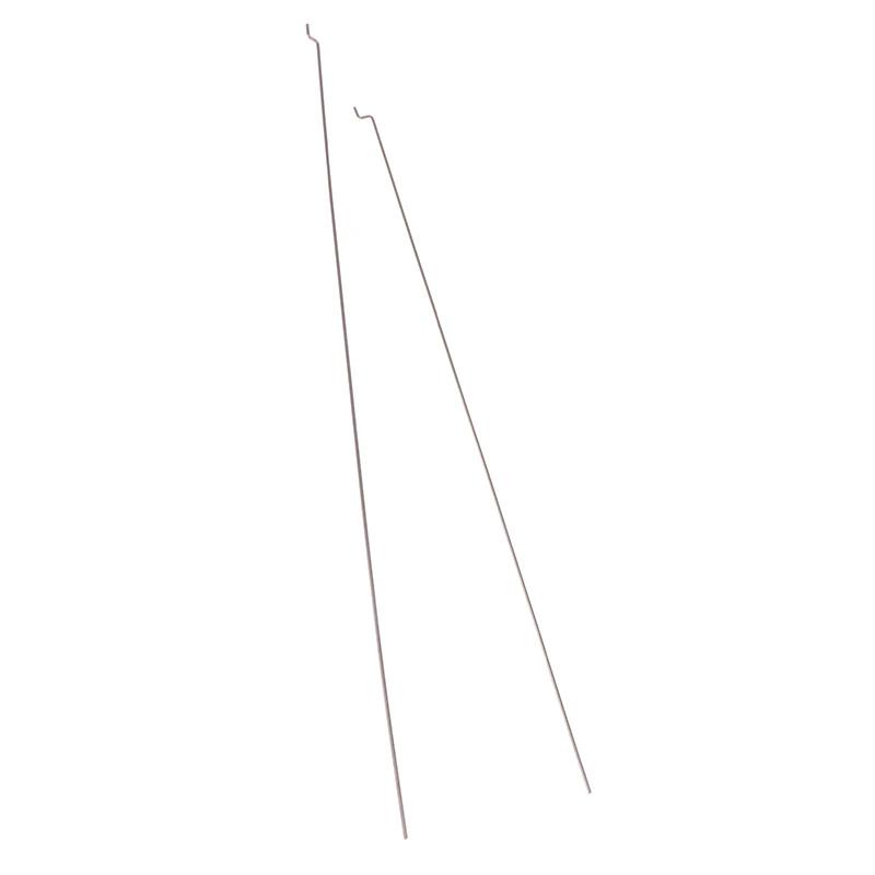 10pcs 27/31cm Accessory Z-type Servo Pull Rod Diameter 1.3mm Length Steel Wire Angle Control Lever for Rc Airplane