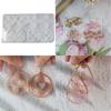 Reusable Silicone Pendant Mold Hollow Earrings Moulds Silicone Pendant Moulds Handmade Jewelry Making Accessories