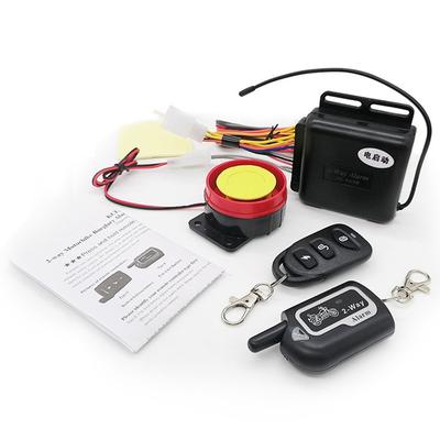 2 Way Protection Motorcycle Anti-theft Alarm 12V Electric Bike Two Way Security Alarm Motorbike Security Warning Alert Set