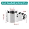 1Pc Boat Bimini Top Fitting Deck Hinge Slide Cap 19-32Mm Pipe Eye End Cap External Eye End Canopy Tube Boat Accessories