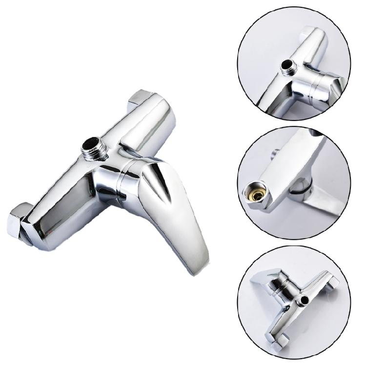 Aluminum Shower Mixers Wall Mounted Mixers Tap Contemporary Bathroom Shower Mixers Tap Wall Mount Shower Control Mixers Tap