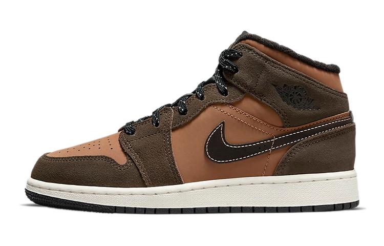 Jordan 1 Mid SE Dark Chocolate GS DC7248-200 37.5