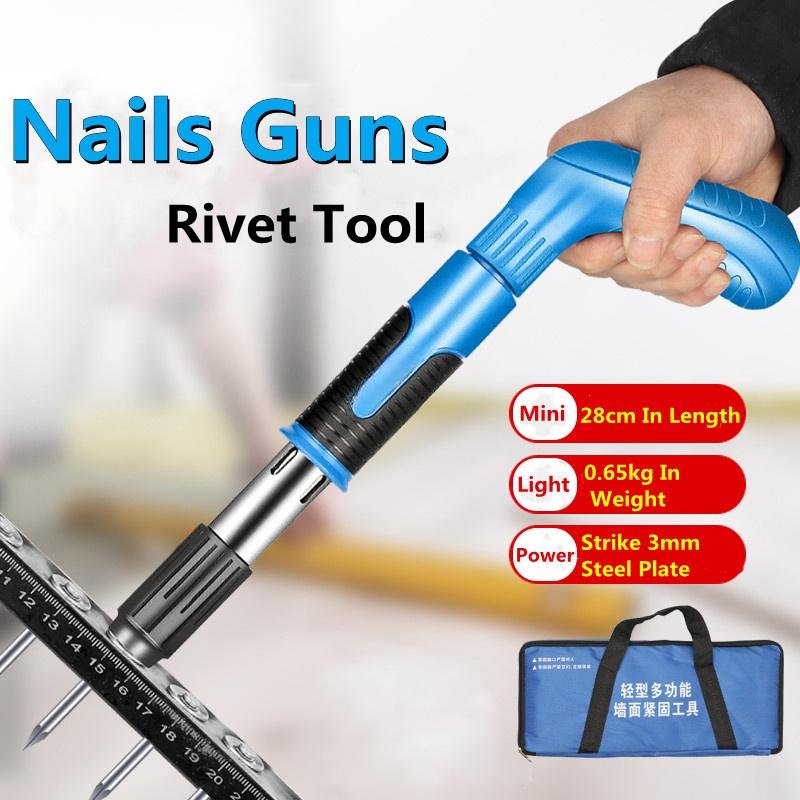 Mini Ceiling Wall Anchor Wire Slotting Device Wall Fastener Metalworking Rivet Guns Tool Manual Steel Nail Guns Rivet Tool Home