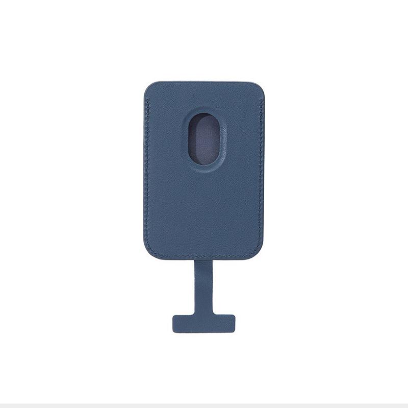 Magnetic For Leather Wallet Card Holder For Iphone 16 15 Pro Max With Anti-Lost Lanyard Wallet Case Bank Id Card Holder