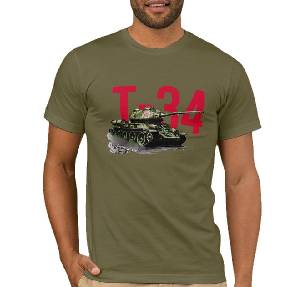 The Second World War Vintage Soviet T34 Medium Tank Mens T Shirt