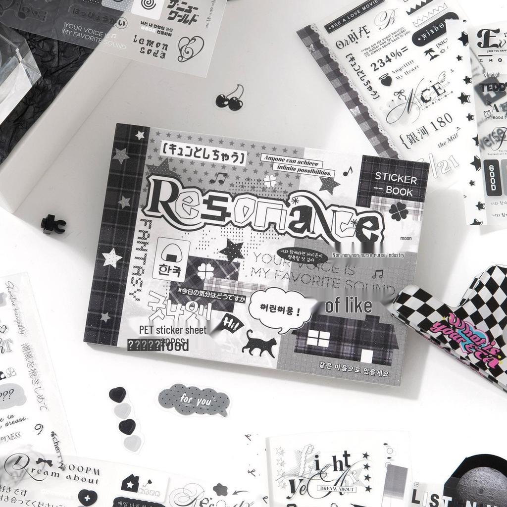 Xinmo M5 faltbares koreanisches Sticker-Album - Niedliche Journal-Dekoration für Mädchen