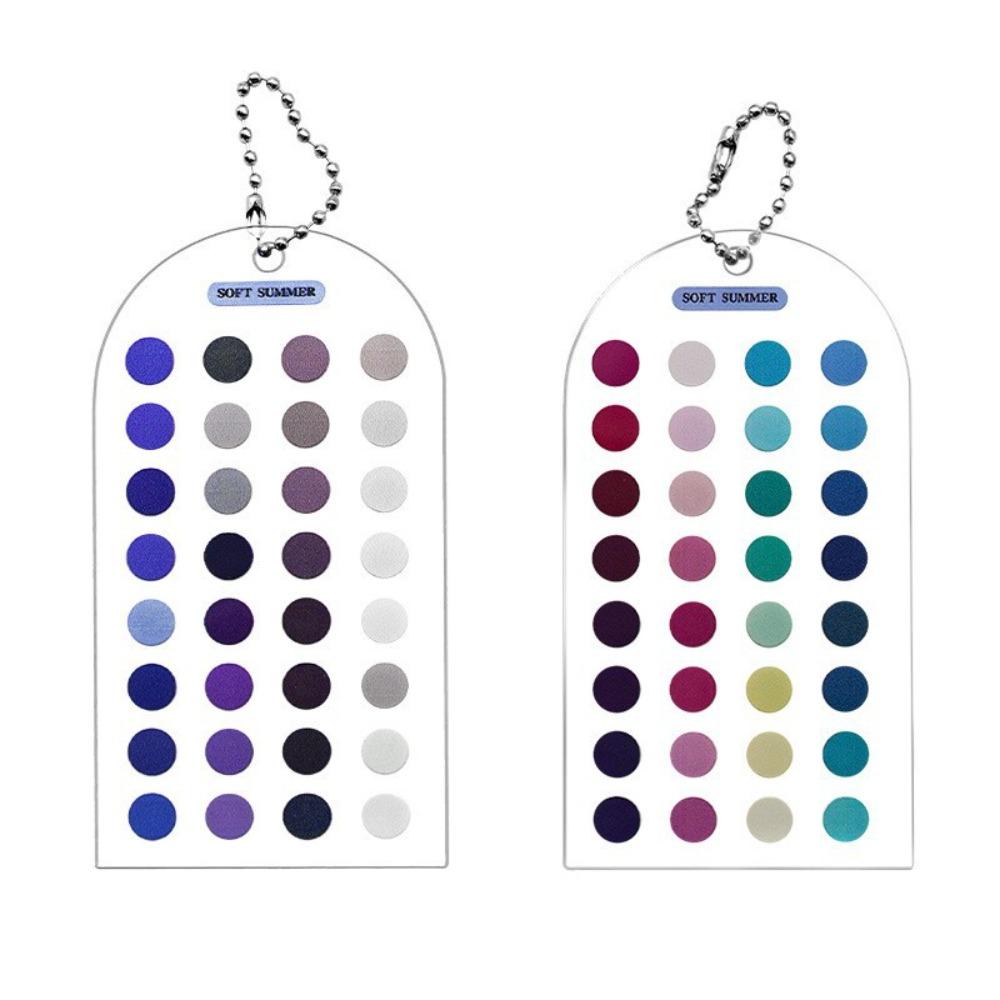 Double-sided Color Palette Cards Color Analysis Summer Color Cards  Personal Color Analysis
