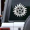 Five-pointed Star In Flames Creative&funny Stickers for Cartoon Fans&lover,high Quality for Car Trucks Motorcycles & Laptops