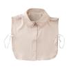 Detachable Collar Button Removable Simple Shirt Style Half Shirt Blouse for Quick Outfit Changes Various Occasion