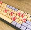 Simulation gourmet keycaps, cream strawberry muffins,  pancakes, personalized niche mechanical keyboard keys keyboard keyboard