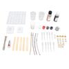 Resin Keychain Kit DIY Handcraft Epoxy Resin Bear Letters Numbers Keychain Resin Molds Silicone Kit for Keychain DIY