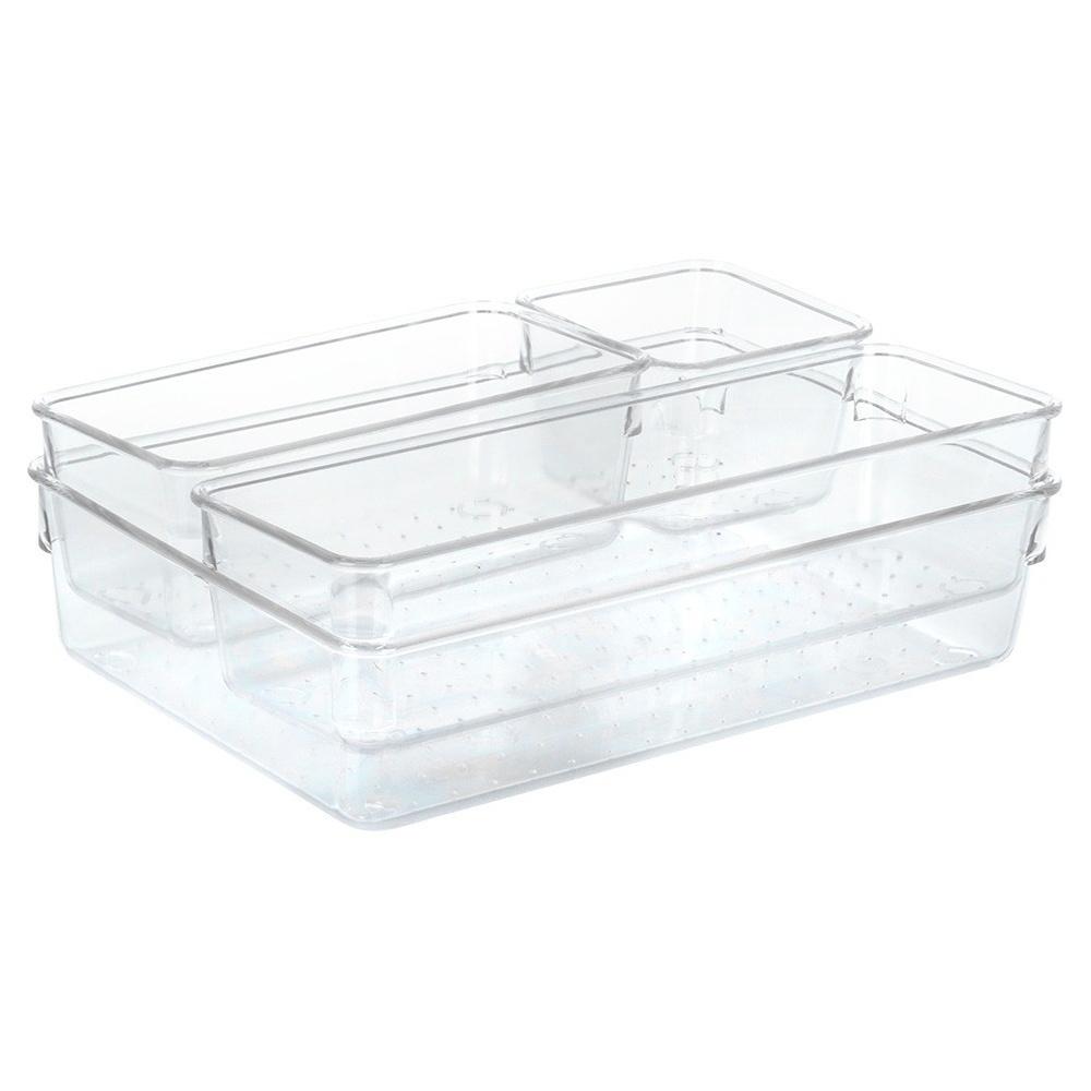 Container Organizer Boxes for Cosmetics Jewelry Brushes for Drawers Cabinets
