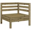 8 Piece Garden Sofa Set with Cushions Pressure Treated Pine Wood