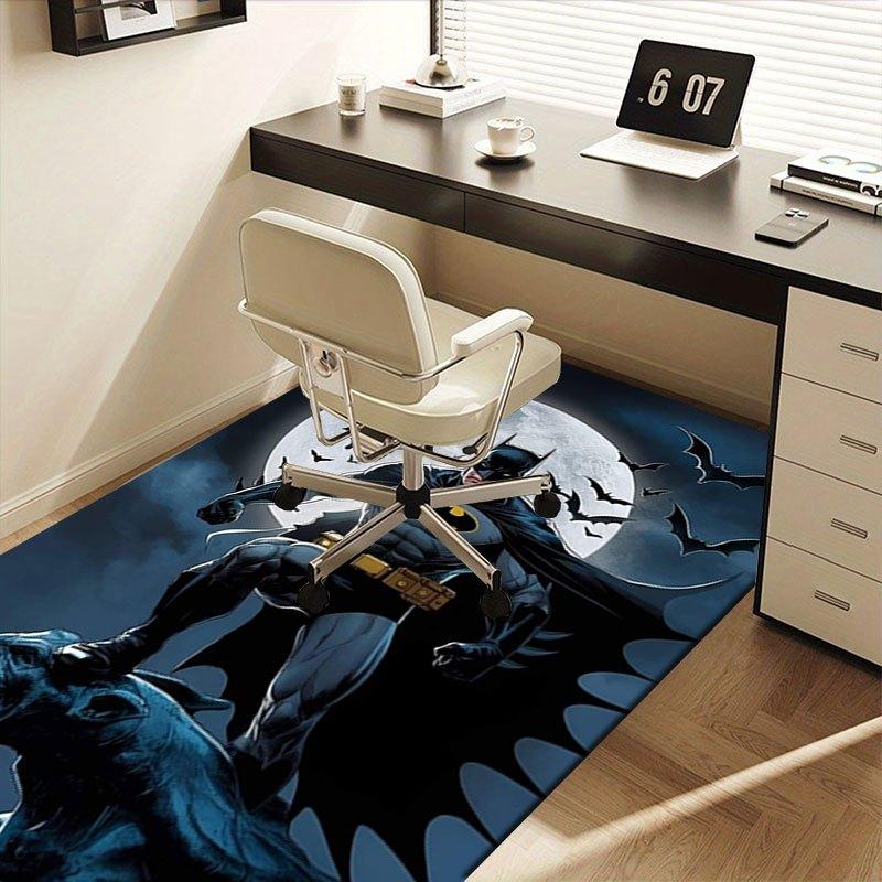 Batman Poster with Full Moon and Bats Wall DecorOffice Mat Home Decor Gift For Halloween & Christmas LD132