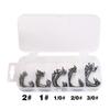 51Lure Bait Set Soft Bait Fishing Hook Box Wide Belly Curved Hook Fishing Gear Accessories Fishing Supplies