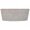 Grey Wash Basin Ø40x15 Cm Marble