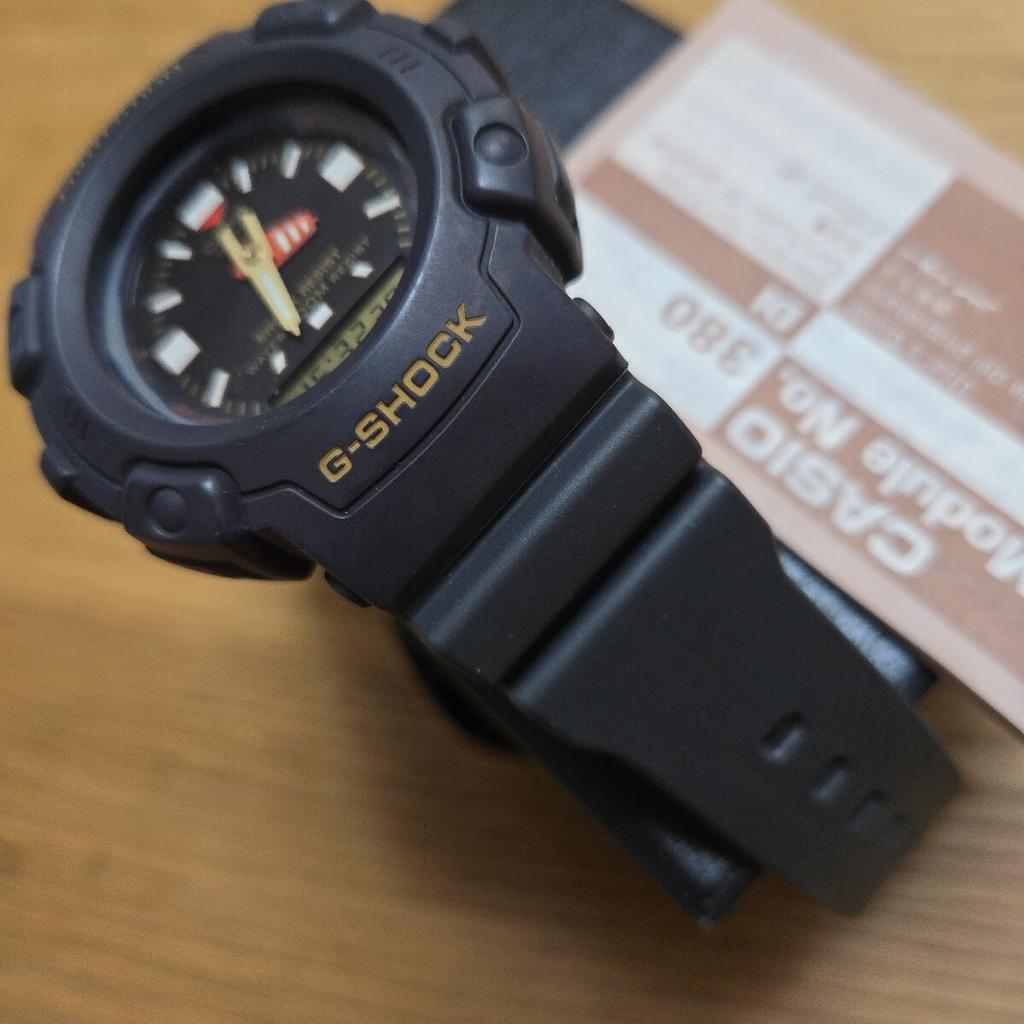 CASIO 1994 production early analog One ended. G-SHOCK AW-560B-1A.
