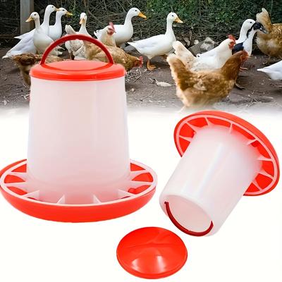 Σετ τροφοδοσίας κρεμαστών ορτυκιών νεοσσών, τροφοδότης για κοτόπουλα σε εξωτερικό αγρόκτημα και δοχείο νερού, κιτ τροφοδοσίας πουλερικών