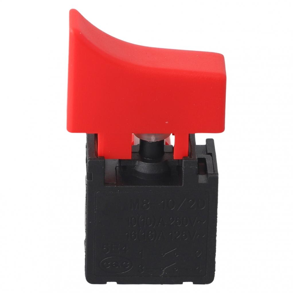 Easily Operable Electric Power Tool Switch For Use in 125 Type Angle Grinders