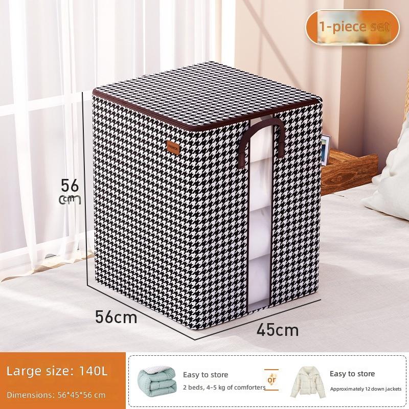 Large Capacity Vacuum Storage Bags For Quilts Clothes Seasonal Moving Organizer Thick Non Woven Compression Storage Bag