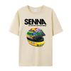 2026 Neuer Kreativer Spaß Elton Senna Helm Grafikdruck Hohe Qualität Herren Damen Kurzarm Freizeitkleidung Y2K Gothic Baumwolle Übergroße T-Shirts