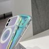 Colorful Laser Magnetic Phone Case for iPhone 16 Pro Max (17 Window)