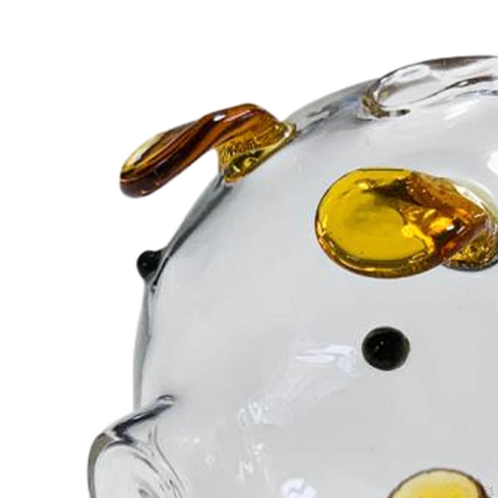 Clear Glass Pig Piggy Bank, Jar Cute