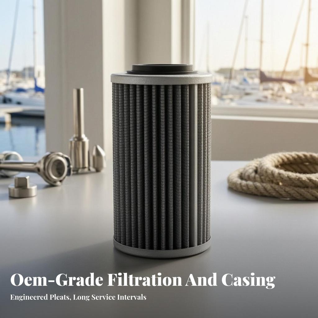 Oil Filter OEM Specification Cylindrical Marine High-Efficiency