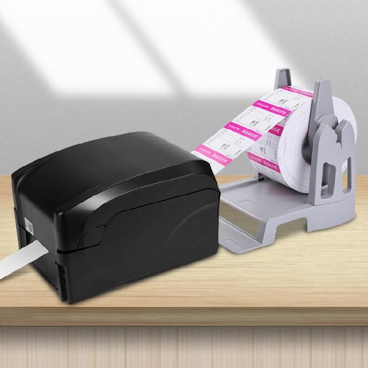 Thermo-Etikettenhalter Druckerständer für Barcode-Drucker Etikettenregal Externer Rollenpapierhalter Zubehör Handbuch