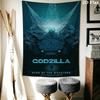 Godzilla Monster Kingdom Unleashed Tapestry Background Cloth Wallmounted Background Cloth Work Of Art Wall Covering Decoration