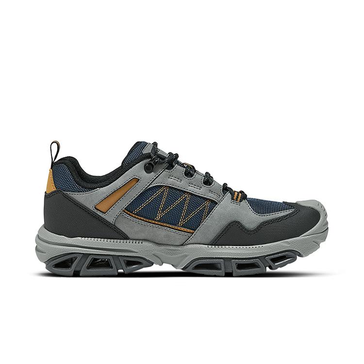 Skechers Comfortable Versatile Casual Shoes Men sneakers Gray Navy-Blue 204493-GYNV