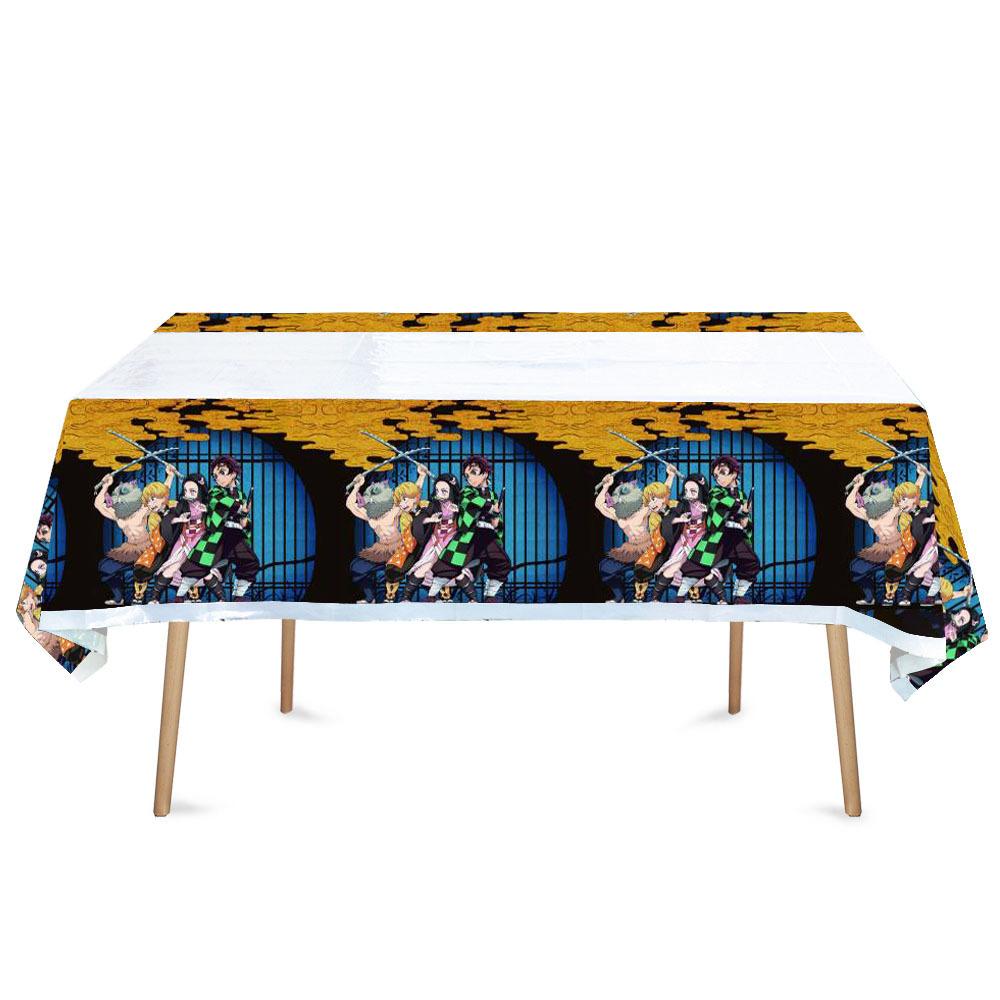 Geist Tötendes Schwert Geburtstagsparty Zubehör Einweggeschirr Pappteller Pappbecher Papierservietten Jungen Dekoration Umweltschutz