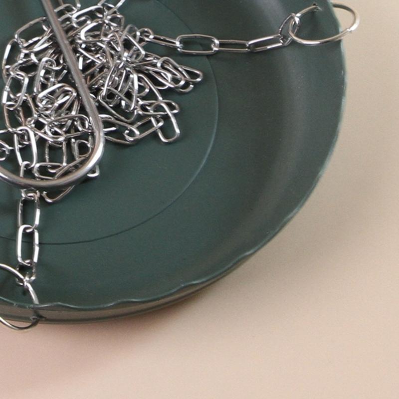 Weather Resistant Bird Feeder And Bird Bath Multipurpose with Hanging Chain For Attracting Wild Birds In Garden