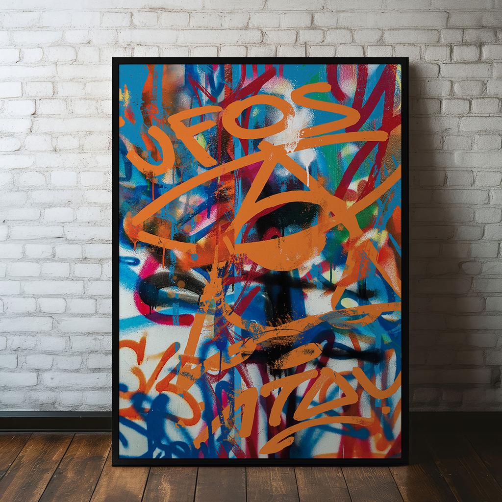 Poster Abstractions Graffiti Spray