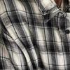 Men S Long Sleeve Plaid Shirt Casual Vintage Button Up With Pockets