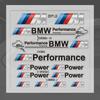 XWFVI1 2025 E46 X5 1set Car Window Door Handle Mirror Sticker M Power Performance Badge Decal For BMW M E39 E36 E60 E90 E46 F30 F10 F20
