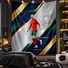 Wall Hanging Tapestry Cristiano Ronaldo Print Cloth for Living Room Bedroom Home Decor