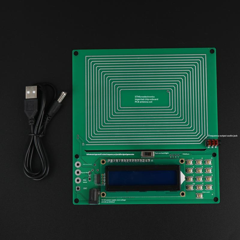 Adjustable 0.001Hz-200Khz 7.83Hz Schumann Resonance Ultra-Low Frequency Pulse Wave Generator Audio Resonator