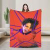 Tokio Hotel Bill Tom Kaulitz Blankets Super Warm Plush Throw Blanket For Bedroom Travel Office Flannel Bedspread Bed Cover