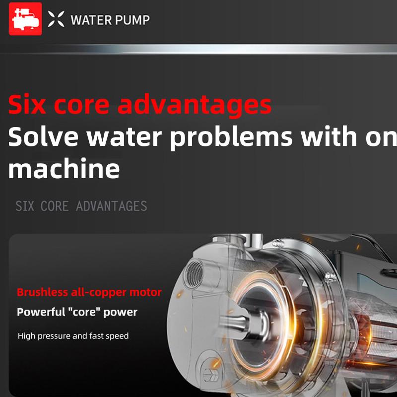 370W/1500W Household Fully Automatic Water Pump Silent Tap Water Booster Pump Stainless Steel Self-Priming Pump