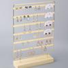 Durable Jewelry Holder Stand Earring Rack with 6 Levels and 120 Slots 6 Layers Earrings Display Stand Jewelry Organizer