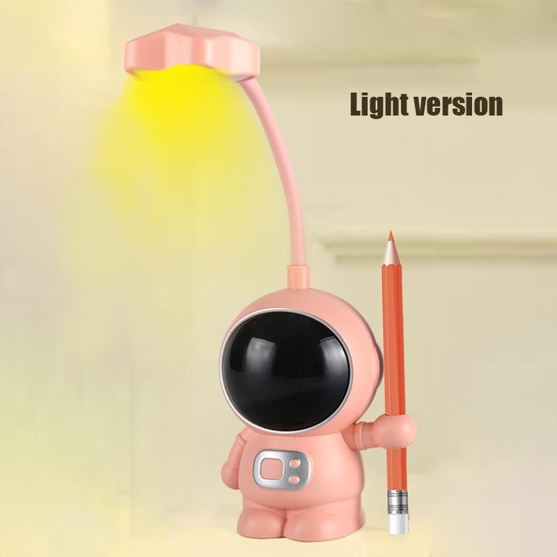 2 stücke Nette Cartoon Schreibtisch Lampe Multifunktionale Stift Halter Augenschutz Bunte Nachtlicht Für Schlafzimmer Nacht Lesen