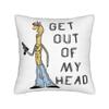 Smiling Friends Cartoon Printed Pillowcases Cushion Cover  Pillow Covers New Style Home Decorations Zipper Multi-Size