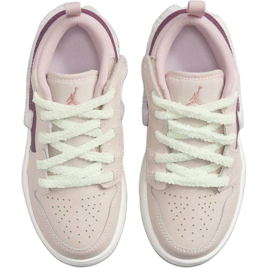 Kids' Sneakers Nike Jordan 1 Low ALT SE Legend Light Brown Pink Oxford Bordeaux Pink Foam (PS)