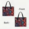 Fashion Crack Pattern Tote Bag Casual Large Capacity Handbag For Daily Use
