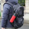 Good Plus Bottle Cover, 500ml Type [Black/Red Reversible] [Stretchy Wetsuit Material for a Perfect Fit] [Includes Aluminum Carabiner for Convenient Ha