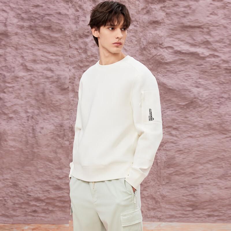 J.Lindeberg Men's Solid Crew Neck Sweatshirt