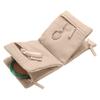 Foldable Travel Jewelry Storage Bag Multiple Compartments Clutch Bag Earrings Container  Travel